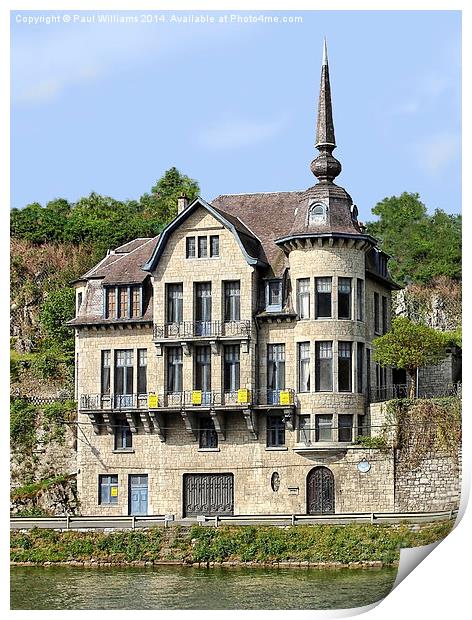Dinant House for Sale Print by Paul Williams