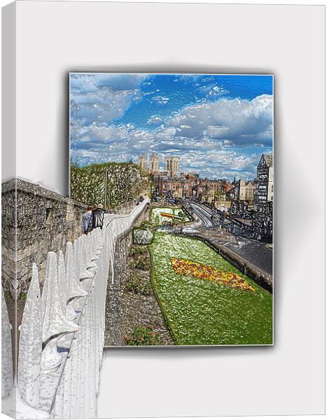 York from the city wall Canvas Print by Robert Gipson