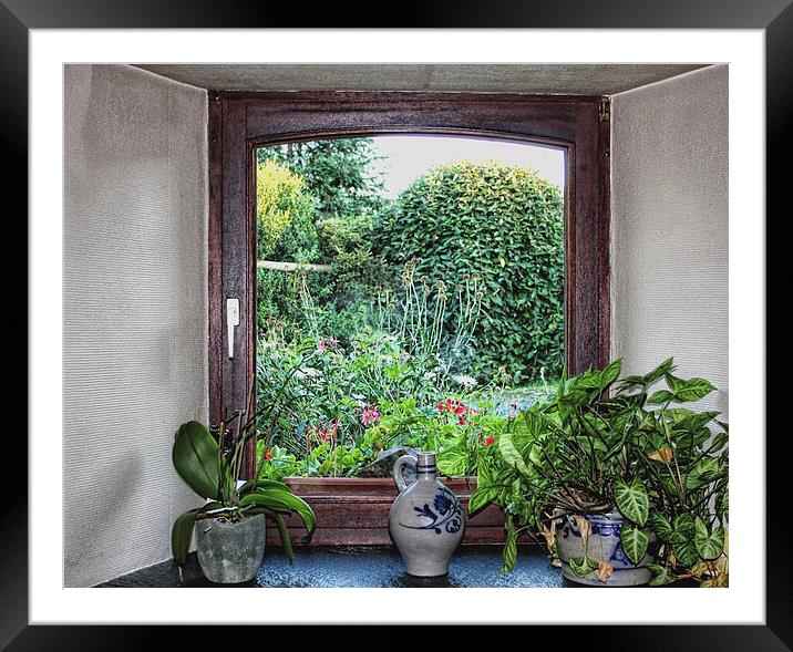 The Inside Outside Garden Framed Mounted Print by Paul Williams