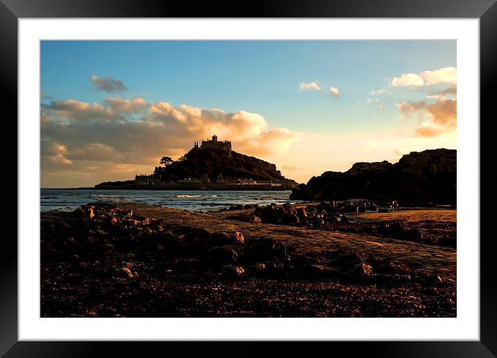 St Michaels Mount, Cornwall Framed Mounted Print by Kevin Britland