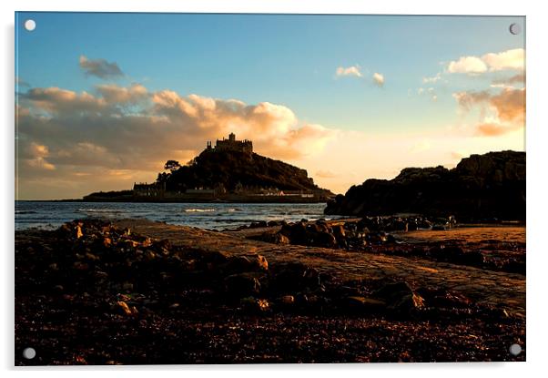 St Michaels Mount, Cornwall Acrylic by Kevin Britland
