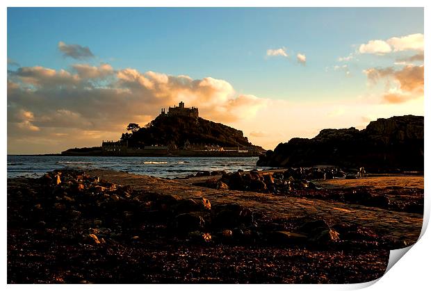 St Michaels Mount, Cornwall Print by Kevin Britland