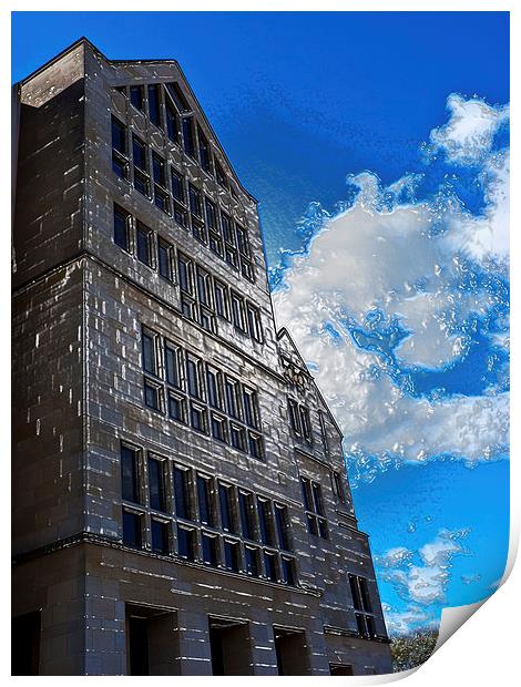 The building Print by Robert Gipson