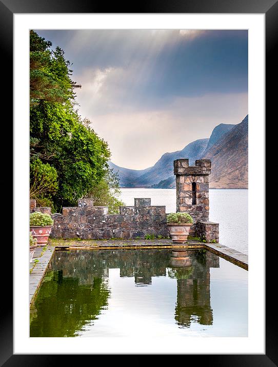 Glenveagh Rays Framed Mounted Print by Peter Lennon