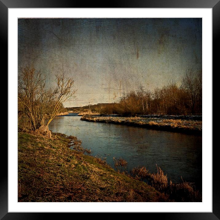 The River Ythan Framed Mounted Print by LIZ Alderdice