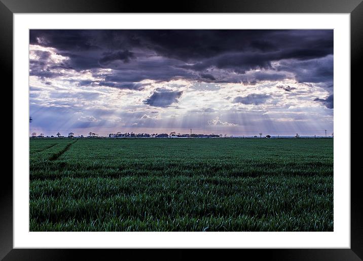 There be a storm coming Framed Mounted Print by James Taylor