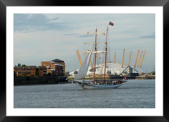 Tall Ship J.R.Tolkein Framed Mounted Print by Ursula Keene