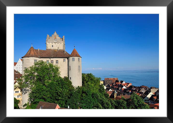 Meersburg Castle Lake Constance Germany Framed Mounted Print by Matthias Hauser