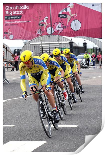 The Day The Giro Came To Belfast Print by Peter Lennon