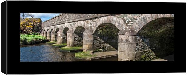 The Twelve Arches Bridge Canvas Print by Peter Lennon