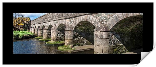 The Twelve Arches Bridge Print by Peter Lennon