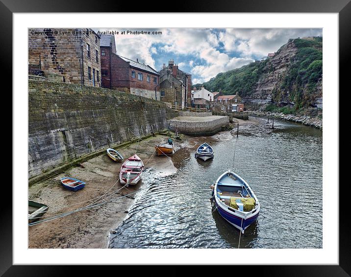 Staithes North Yorkshire Framed Mounted Print by Lynn Bolt