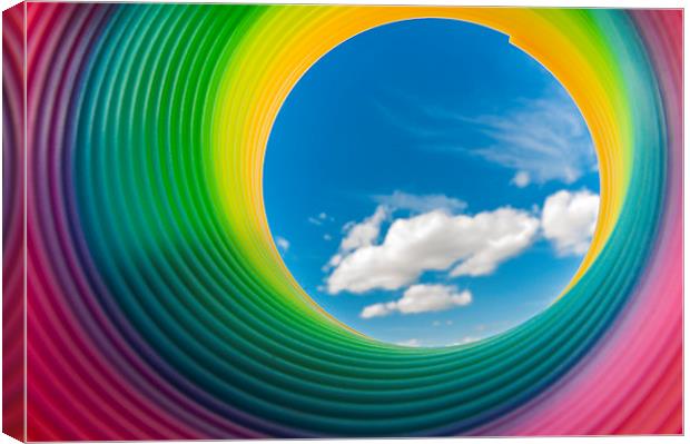 Radiant Spectrum Canvas Print by Steve Purnell