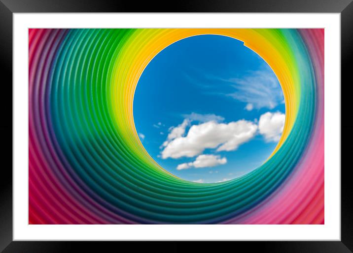 Radiant Spectrum Framed Mounted Print by Steve Purnell