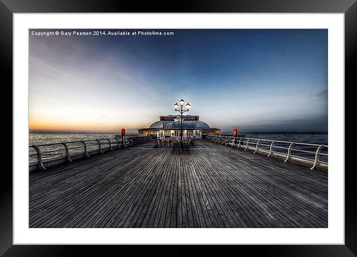 Pavilion Theatre Cromer pier Framed Mounted Print by Gary Pearson