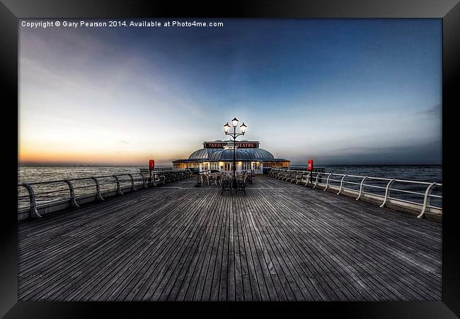 Pavilion Theatre Cromer pier Framed Print by Gary Pearson
