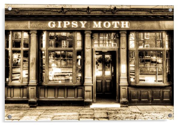The Gipsy Moth Pub Greenwich Acrylic by David Pyatt