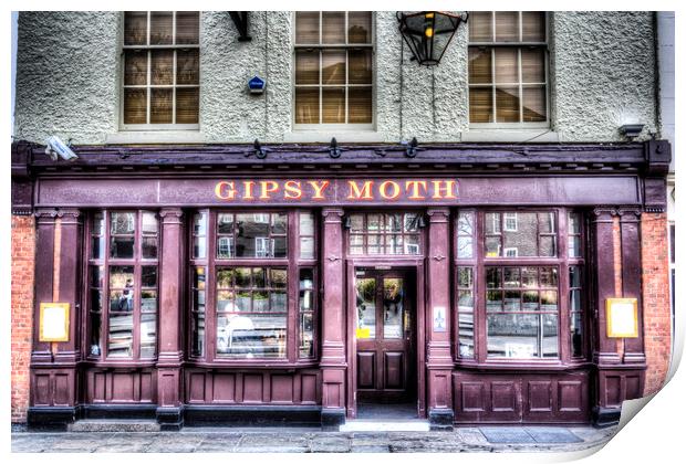 The Gipsy Moth Pub Greenwich Print by David Pyatt