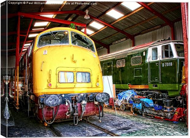 The Repair Shed Canvas Print by Paul Williams