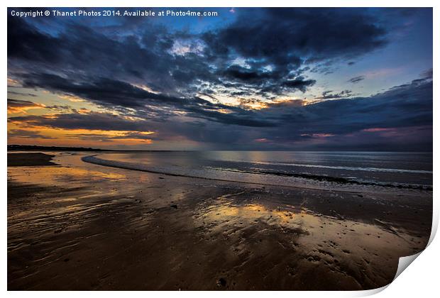 Striking sunset Print by Thanet Photos