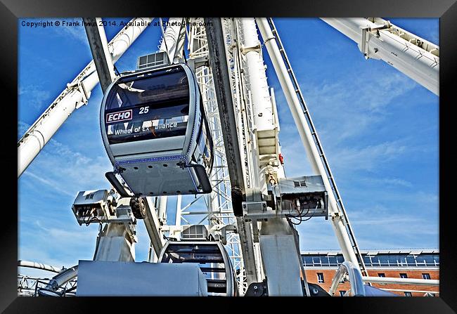 Echo Arena’s Ferris Wheel pod Framed Print by Frank Irwin