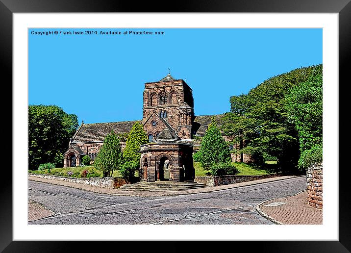 St George’s URC, Thornton Hough Framed Mounted Print by Frank Irwin