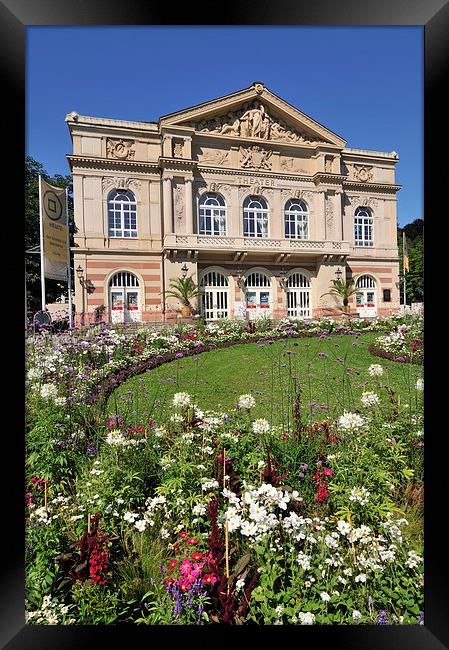 Theater building Baden-Baden Germany Framed Print by Matthias Hauser