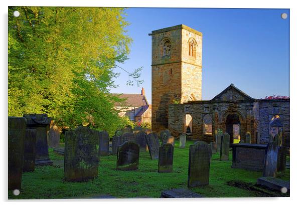 The Old Holy Trinity Church, Wentworth Acrylic by Darren Galpin
