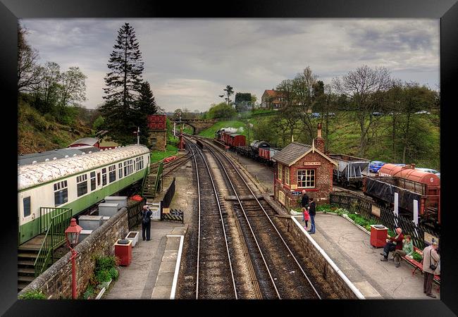 Goathland Railway Station Framed Print by Tom Gomez