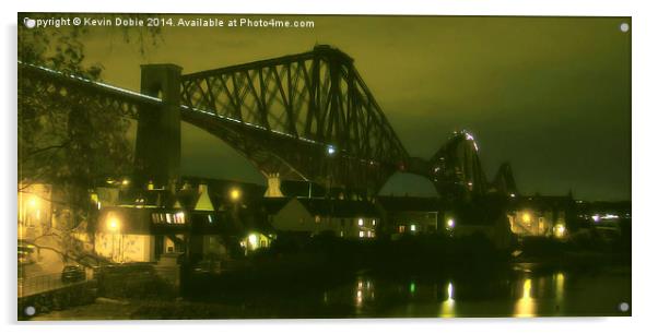 The Forth Rail Bridge Acrylic by Kevin Dobie