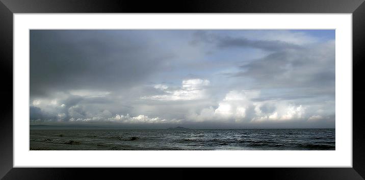 Sea view from Portobello beach Framed Mounted Print by Kevin Dobie