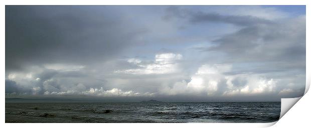 Sea view from Portobello beach Print by Kevin Dobie