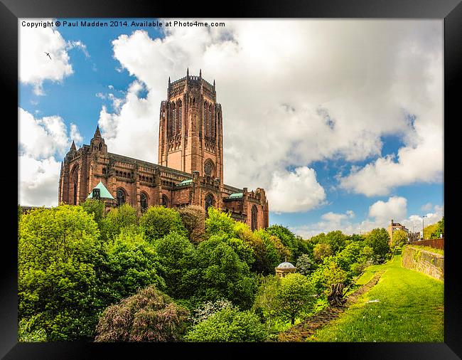 Anglican Cathedral Liverpool Framed Print by Paul Madden
