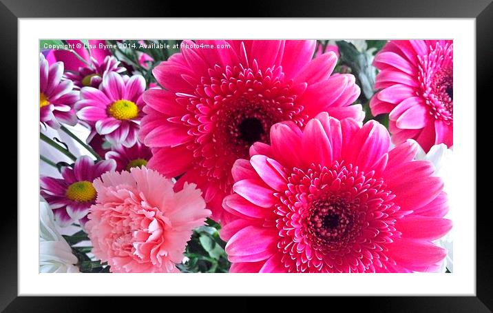 Variety of Pink Framed Mounted Print by Lisa PB