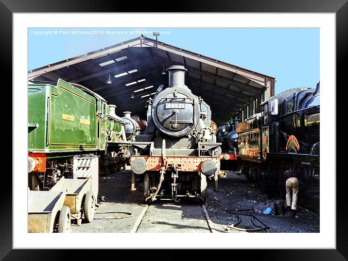 Ivatt 46521 Framed Mounted Print by Paul Williams