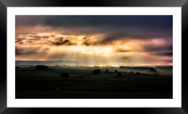 Good Morning Derbyshire Framed Mounted Print by Neil Ravenscroft