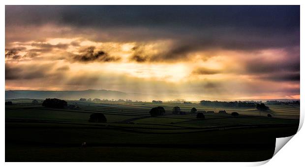 Good Morning Derbyshire Print by Neil Ravenscroft