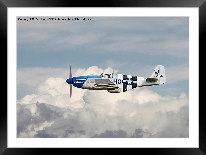 P51 Mustang - Gallery No. 2 Framed Mounted Print by Pat Speirs