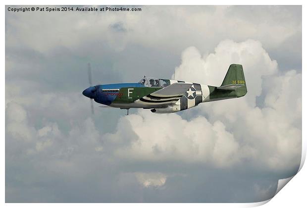 P51 Mustang - Gallery No. 1 Print by Pat Speirs