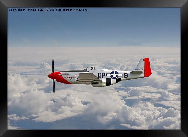 P51 Mustang - Gallery No. 4 Framed Print by Pat Speirs
