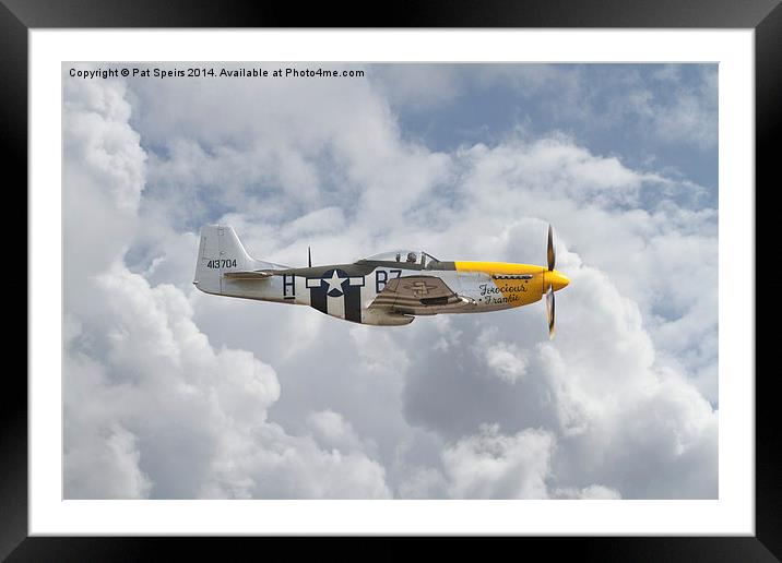 P51 Mustang - Gallery No. 5 Framed Mounted Print by Pat Speirs