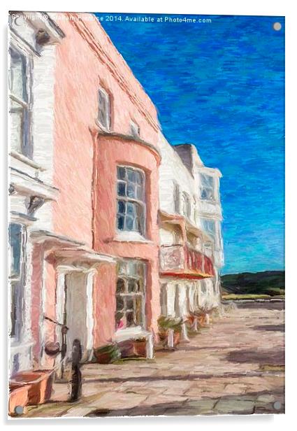 Town Houses Acrylic by Graham Prentice