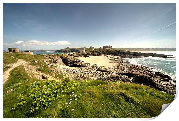 Towan Headland Print by Rob Hawkins