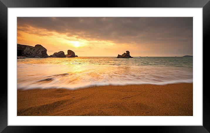 incoming tide Framed Mounted Print by Silvio Schoisswohl
