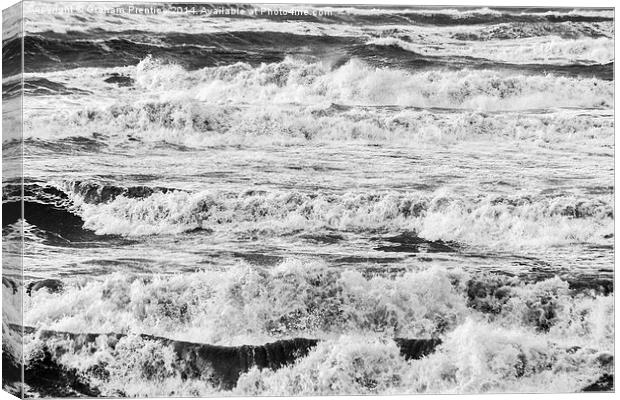 Stormy Sea Canvas Print by Graham Prentice