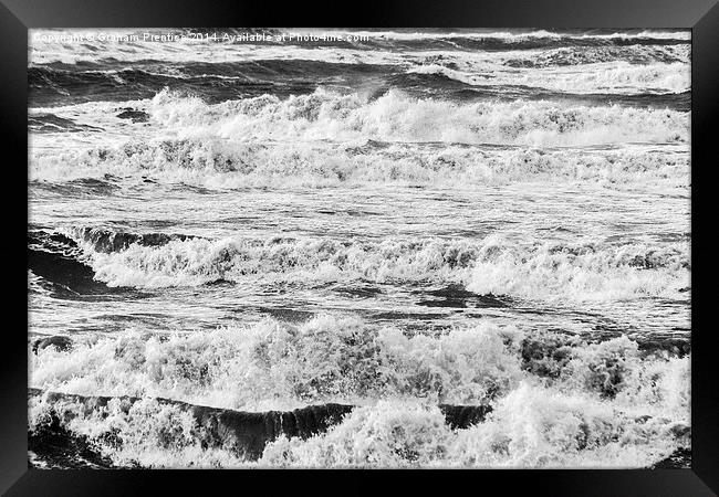 Stormy Sea Framed Print by Graham Prentice