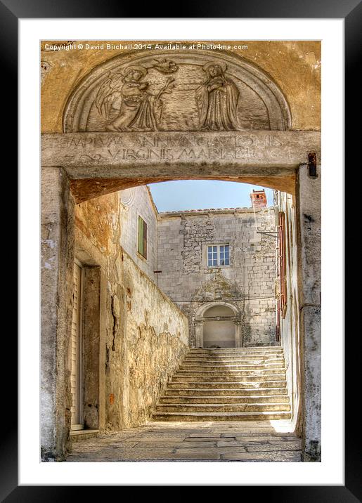 Dubrovnik Old Town Framed Mounted Print by David Birchall