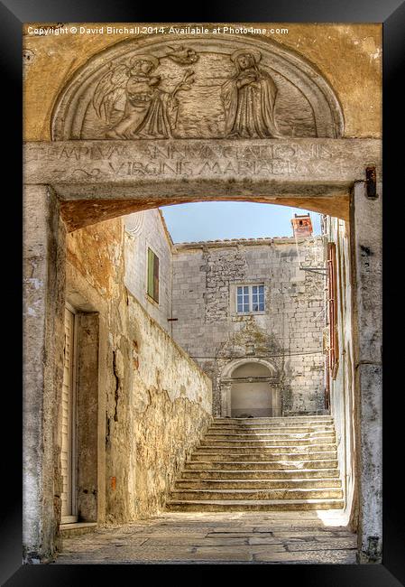 Dubrovnik Old Town Framed Print by David Birchall