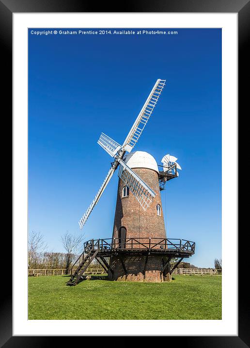 Wilton Windmill Framed Mounted Print by Graham Prentice