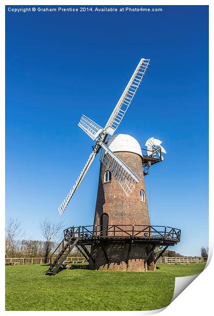 Wilton Windmill Print by Graham Prentice